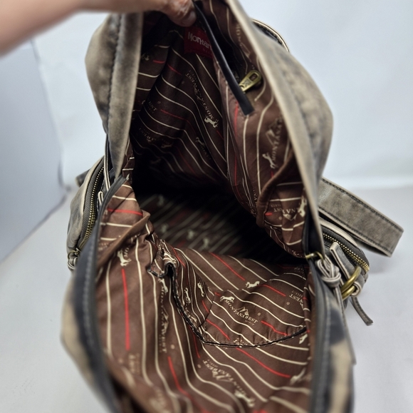 Montana West Womens Washed PU Backpack School Office Weekender Brown Distressed - Picture 7 of 15